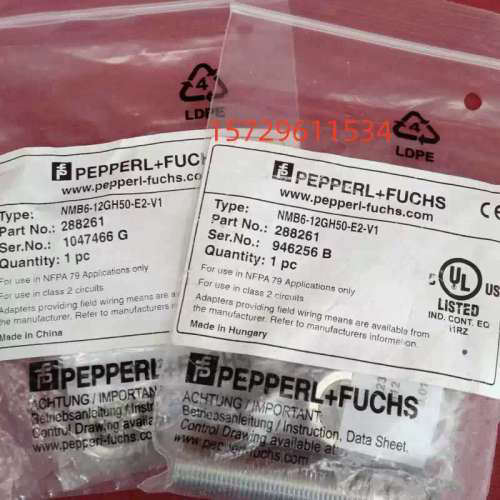 P+F倍加福 NMB6-12GH50-E2-V1 NMB8-30GM55-E0-FE-电感式接近开关