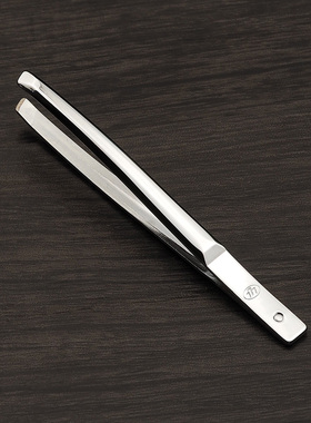 THREE SEVEN/777眉毛夹镊子拔毛眉毛夹专业不锈钢眉毛夹中号手动