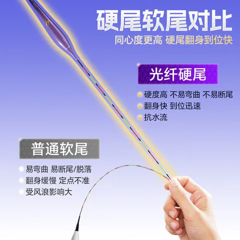 系鲫鱼漂3夜光漂咬钩变色高灵敏浮标互锁浮漂鱼漂小凤仙一体