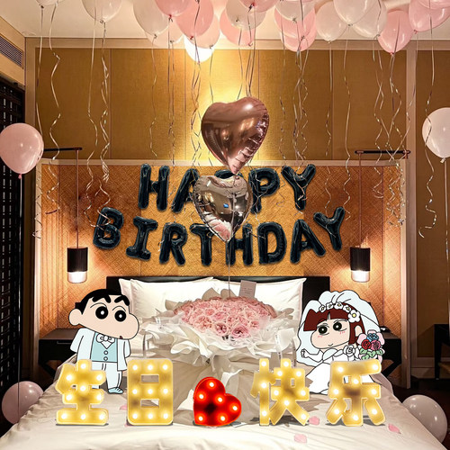 18岁生日布置KT板女孩派对