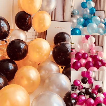 Balloon, decorations, golden combined layout, internet celebrity, pink gold