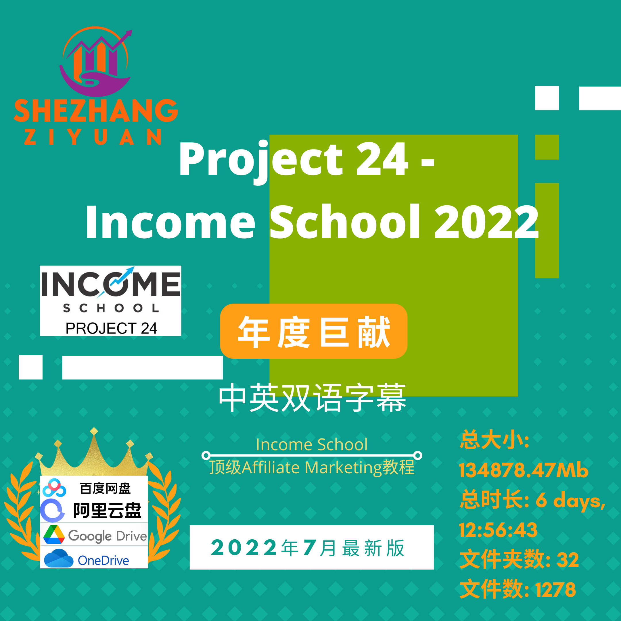 Income School Project 24-高级Affiliate Marketing教程Niche站