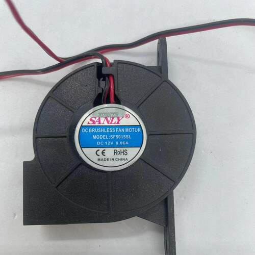 SANLY SF5015SL 12V 0.06A 5CM支架长脚涡轮风扇 加湿器散热风扇