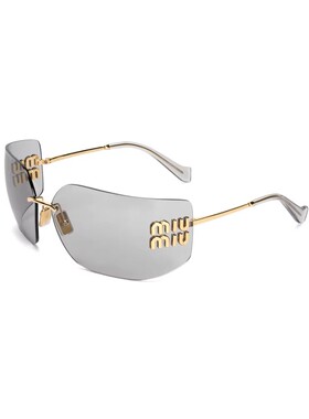 miumiu无框金属字母标女士太阳镜