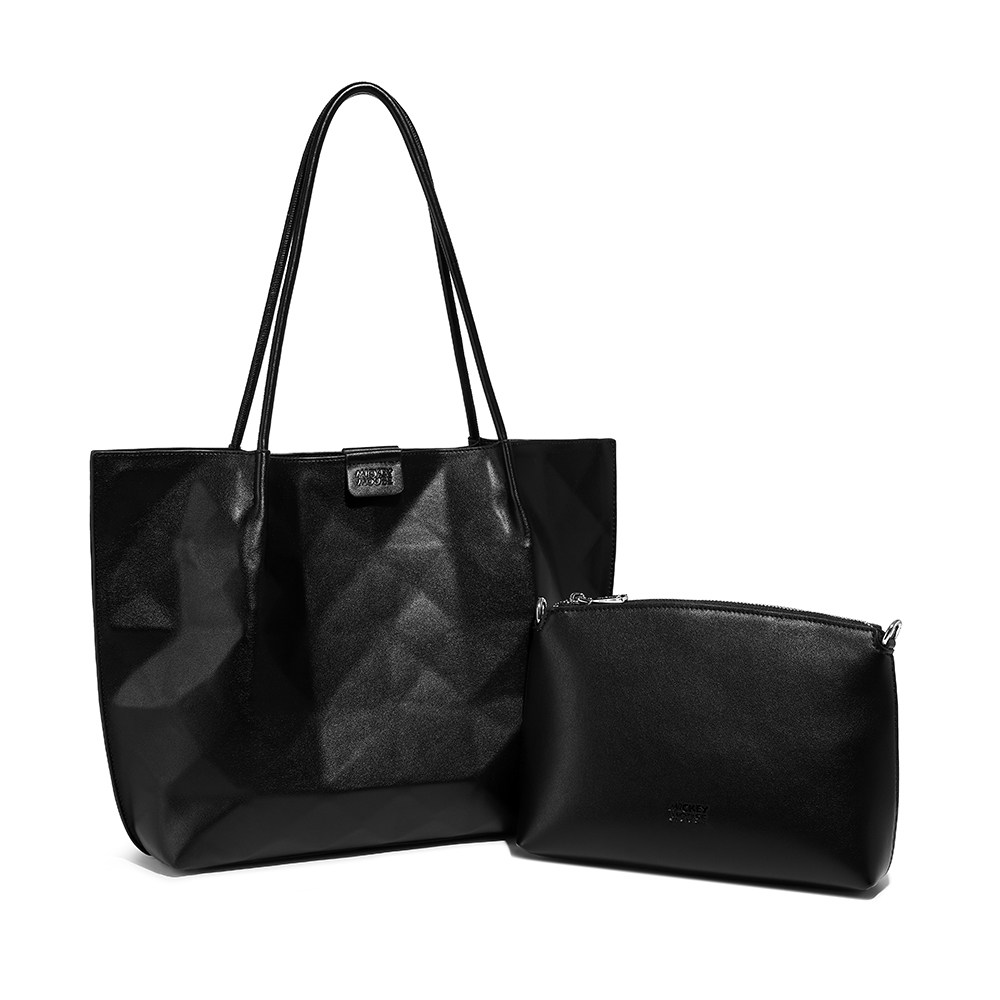 Disney迪士尼2024新款几何米奇子母托特包大容量单肩斜挎手提女包