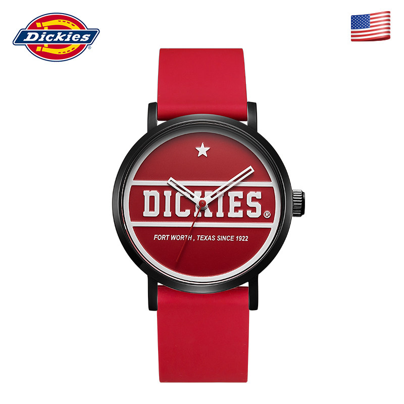 dickies复古硅胶情侣表