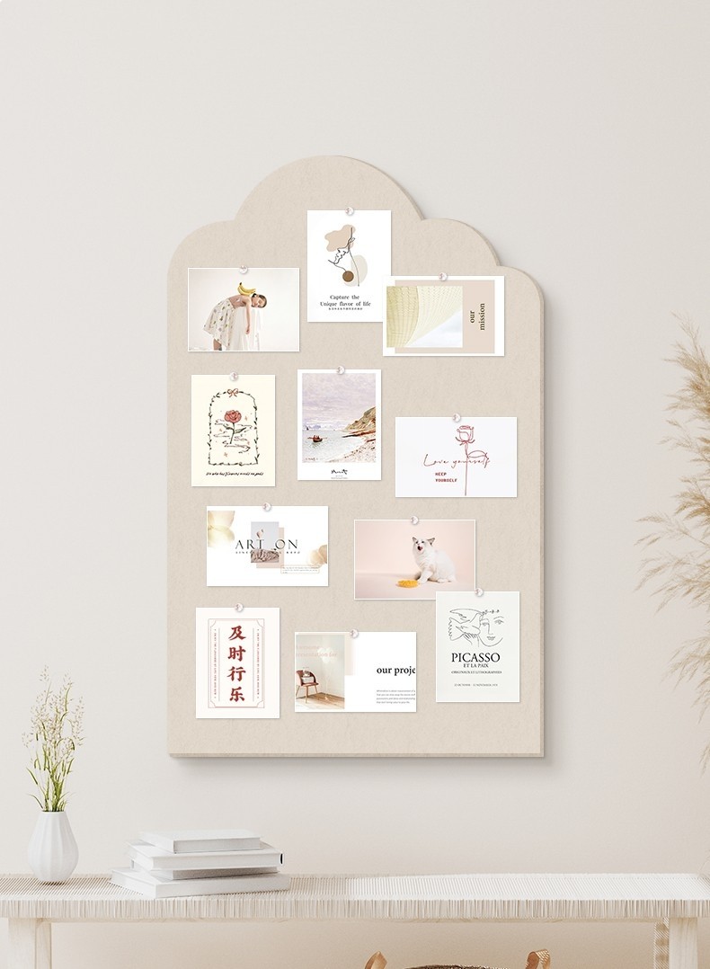 云朵ins毛毡板照片墙装饰展示板