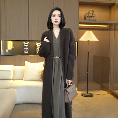 外套女秋冬时尚毛衣外套