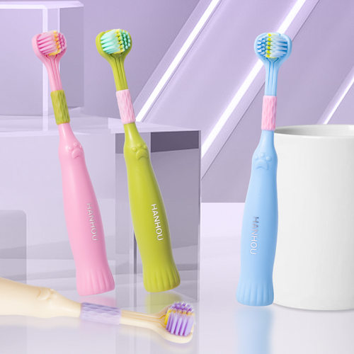 博克3岁6岁到12岁小学生巨无霸儿童软毛牙刷宝宝换牙期婴幼儿