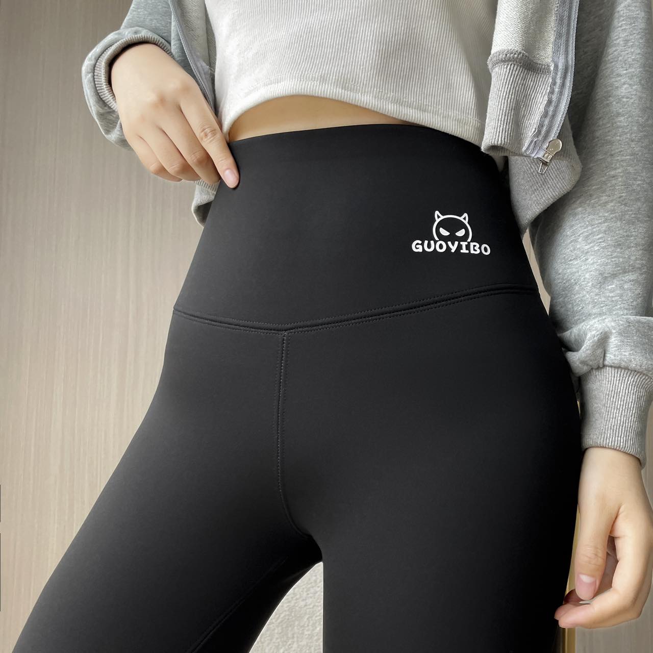 特厚羽绒鲨鱼裤高腰保暖裤