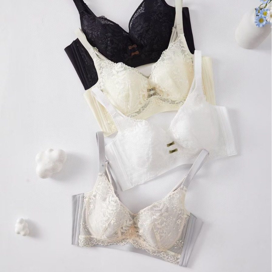 特价【薄杯】9931倩意春夏季BC杯超薄芒果杯水晶聚拢蕾丝内衣文胸