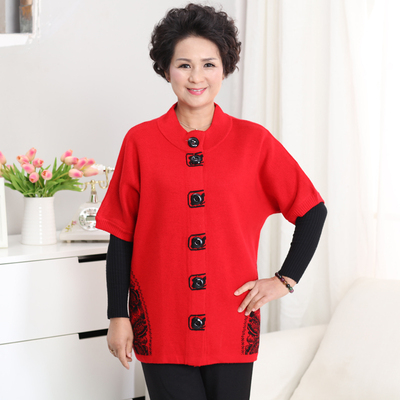 女士羊毛针织加厚马甲背心妈妈装