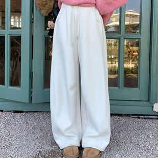 气质慵懒显瘦垂坠感休闲裤 SUNCC自制 加绒加厚百搭神裤 神了 真