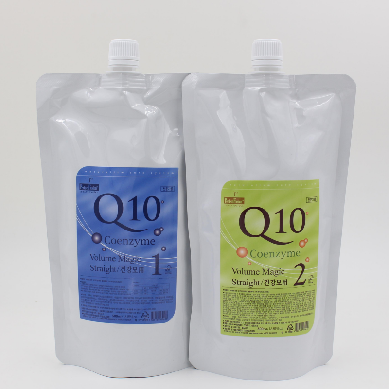 韩国Q10宝丝丽热烫陶瓷烫蓬松离子烫发水味道小伤发轻500ml*2