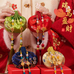 马年香囊空袋薰衣草锦囊香包古风汉服腰佩饰随身荷包袋驱蚊车挂件