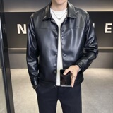 2025年秋装新款单排扣皮衣男装钱塘60068216P175真模，男装皮衣，钱塘6006(原3029)