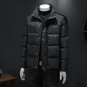 2025秋冬装90%绒立领羽绒服男 钱塘6006-5115-P330 假模图图片