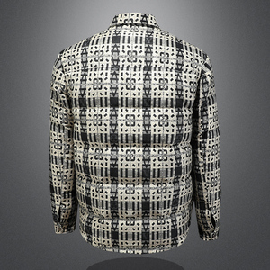 2025秋冬装90%绒翻领羽绒服男 钱塘6006-5112-P320 镂空图图片