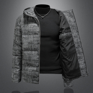 2025秋冬装90%绒连帽羽绒服男 钱塘6006-5529-P330 镂空图图片