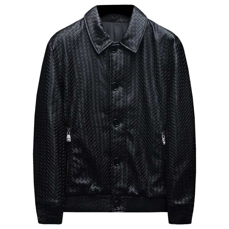 2025秋冬装新款90绒PU皮羽绒服男6006-7763-P320沙发图,男装羽绒服,钱塘6006(原3029)