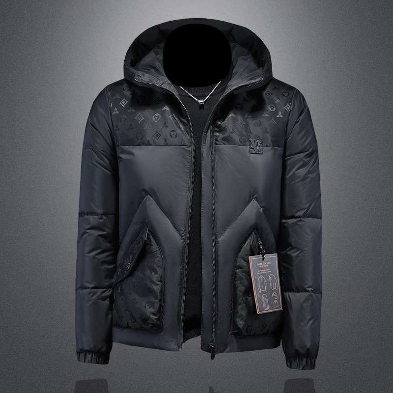 2025秋冬装连帽拼接羽绒服男 钱塘6006-23015-P320 楼空图图片