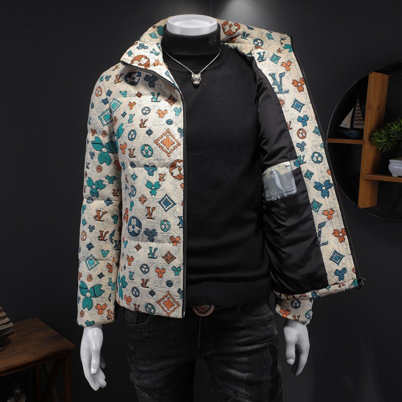 2025秋冬装新款高端提花90绒羽绒服男加厚6006-7231-P310假模图,男装羽绒服,钱塘6006(原3029)