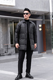 2025秋冬装中长款麦穗拼接羽绒服男钱塘6006-9811-P330真模，男装羽绒服，钱塘6006(原3029)