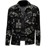 2025春装新款灯芯绒印花夹克男钱塘3029-1018-P165镂空图，男装夹克，钱塘6006(原3029)