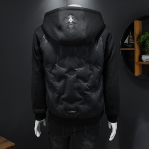 2025秋冬装90%绒连帽羽绒服男 钱塘6006-5102-P320 假模图图片