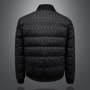 2025秋冬装新款90绒针织领羽绒服男 钱塘6006-7203-P310 楼空图图片