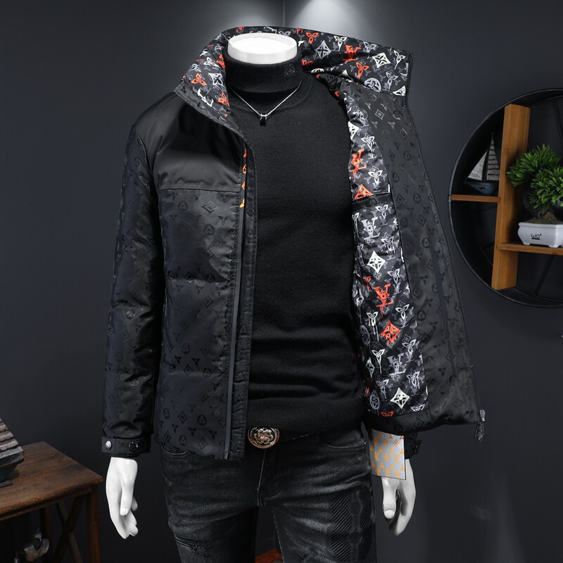 2025秋冬装新款拼接立领羽绒服男钱塘6006-9988-P310假模图,男装羽绒服,钱塘6006(原3029)