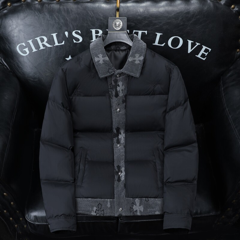 2025秋冬装新款假两件羽绒服男 钱塘6006-031-P310 沙发图图片