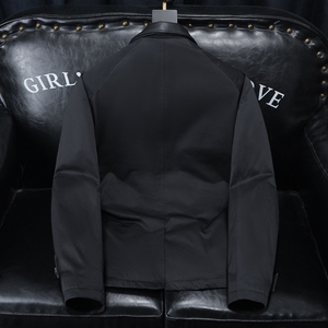 2025冬装90绒落肩宽松型拼皮中长款羽绒服男6006-7201-P300沙发图图片