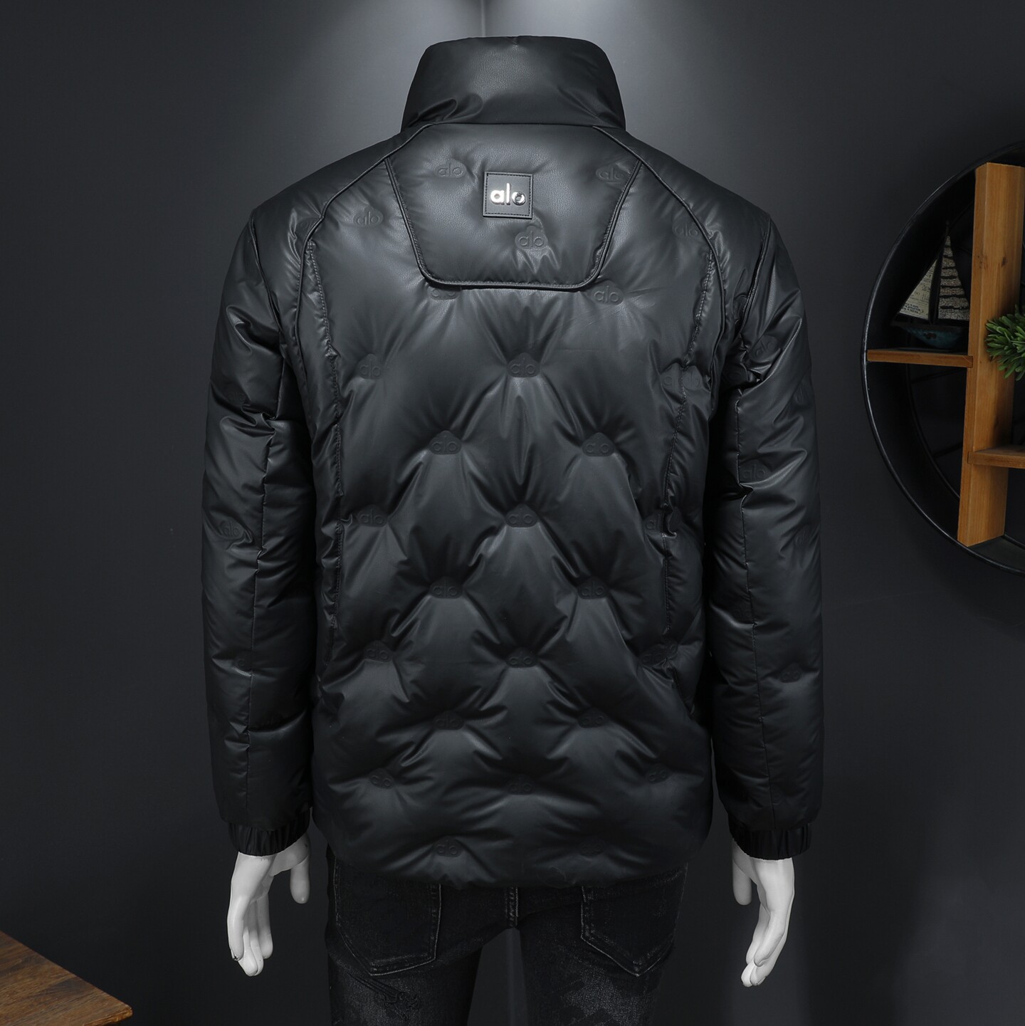 2025秋冬装90%绒立领羽绒服男钱塘6006-5123-P320假模图,男装羽绒服,钱塘6006(原3029)