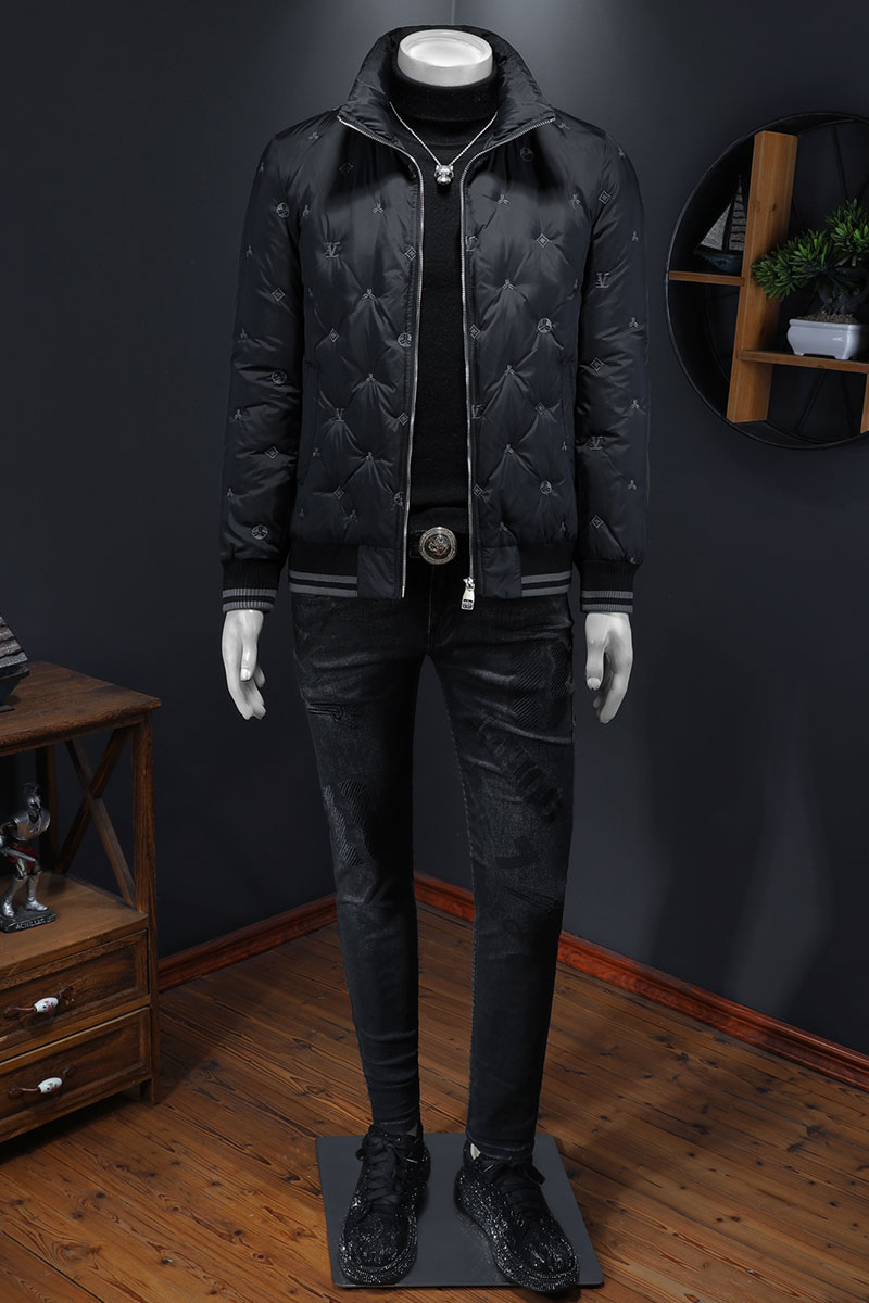2025秋冬装新款90绒刺绣立领羽绒服男钱塘6006-7788-P310假模图,男装羽绒服,钱塘6006(原3029)