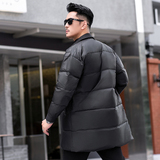2025秋冬装中长款麦穗拼接羽绒服男钱塘6006-9811-P330真模，男装羽绒服，钱塘6006(原3029)