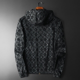 2025春季新款植绒连帽夹克男钱塘3029-2863-P155平铺图，男装夹克，钱塘6006(原3029)