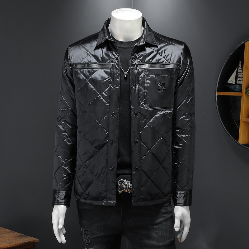 2021秋冬装新款衬衫领轻薄羽绒服男钱塘3029-00101-P265假模，男装羽绒服，钱塘6006(原3029)