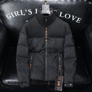 2025秋冬装新款拼接立领羽绒服男 钱塘6006-9988-P310 沙发图图片