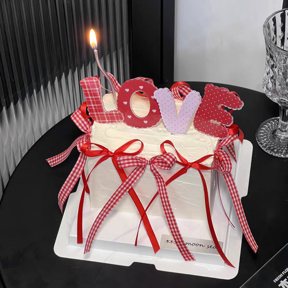 2026网红2.14情侣节日插牌摆件情人节爱心love亚克力蛋糕装饰插件,节庆用品/礼品,节日装扮用品,淘宝优惠券,粉丝福利购,淘宝优惠卷