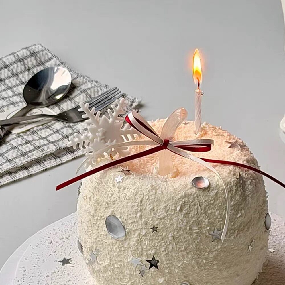 网红ins氛围感圣诞节蛋糕装饰星星亮片水晶钻石雪花女生蛋糕插件