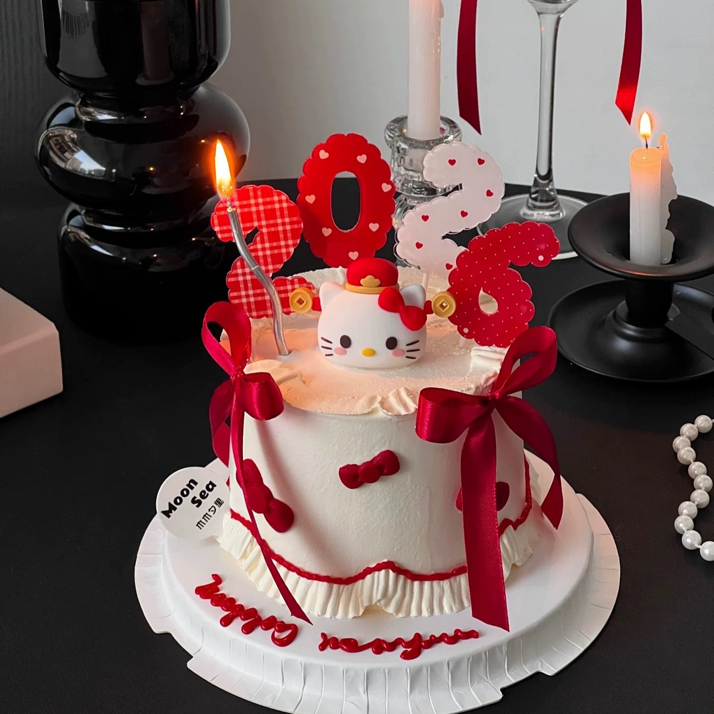 2026新年财神KT猫蛋糕装饰摆件多巴胺数字元旦跨年新年烘焙装扮款,节庆用品/礼品,节日装扮用品,淘宝优惠券,粉丝福利购,淘宝优惠卷