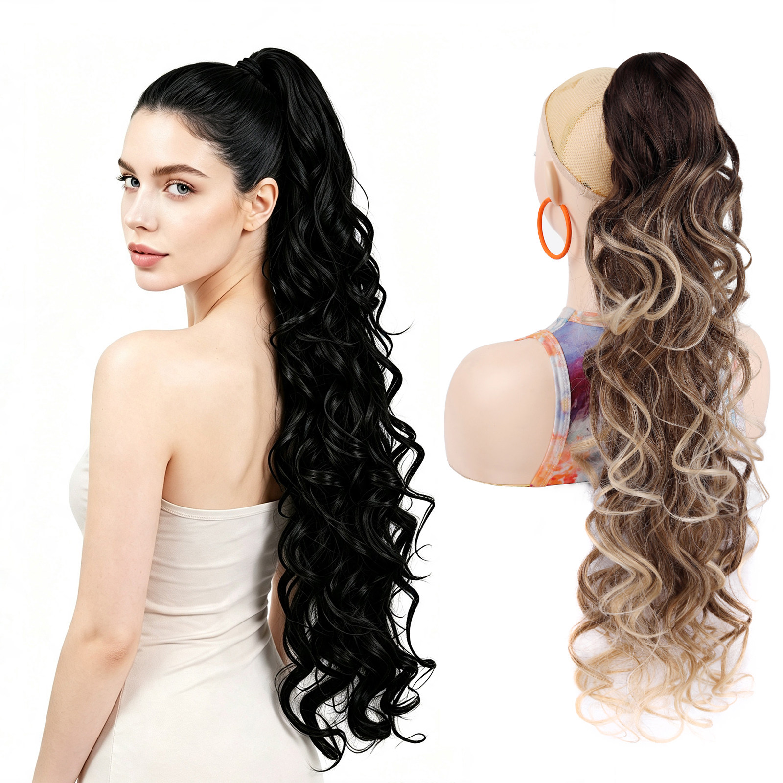 clawcliponhairponytail马尾