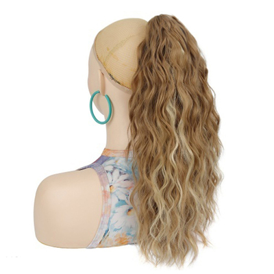 抓夹马尾短羊毛卷假发Short curly ponytails hair extension