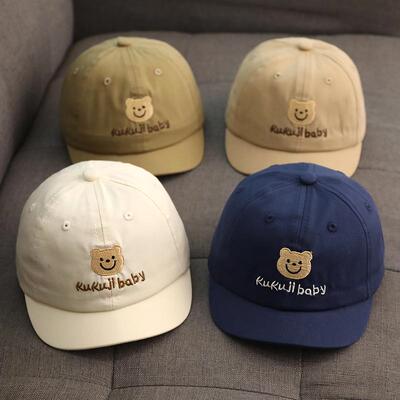 宝宝帽子春秋季韩版鸭舌帽1-2岁男童时尚百搭棒球帽儿童夏天防晒3
