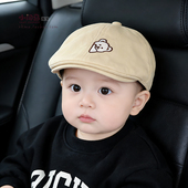 贝雷帽2026新款 薄款 一岁男孩洋气2前进帽3 男女童春季 宝宝帽子春款