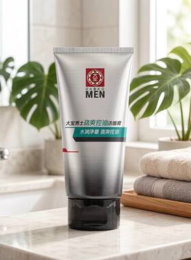 大宝男士劲爽控油洁面膏100g清爽深清洁保湿洗面奶包邮