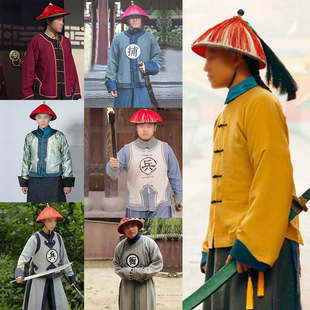 古代捕头衙役狱卒服装侍卫官兵小兵清朝古装妆造影视士兵大内套装