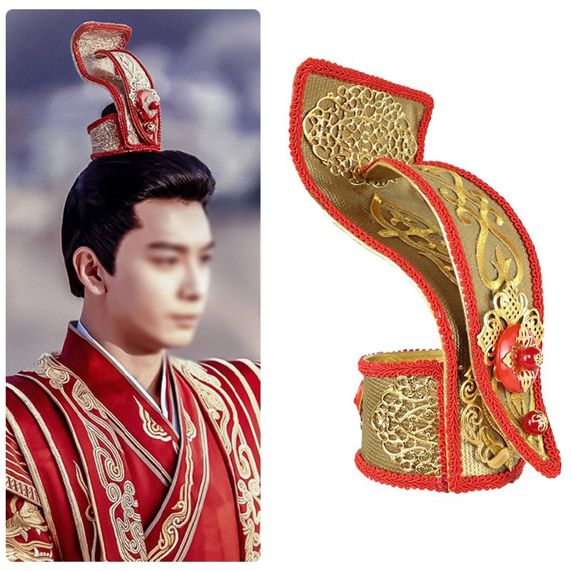 古风男手工编织束发发冠古风造型