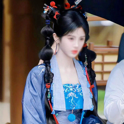 影视剧古装服饰来站古风妆造服装阿黛神女同款演出服古装汉服可爱